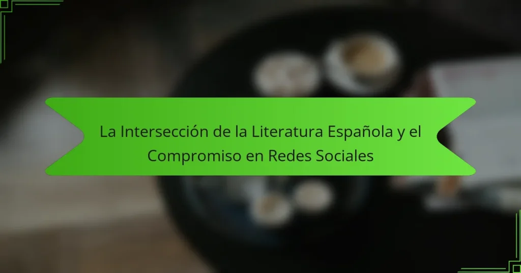 La Intersección de la Literatura Española y el Compromiso en Redes Sociales